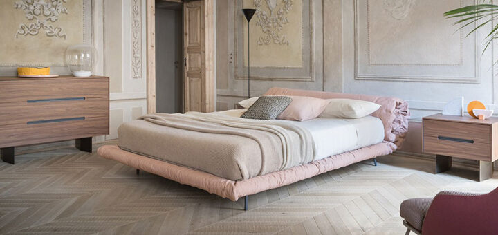 letto blanket bonaldo arredo moderno