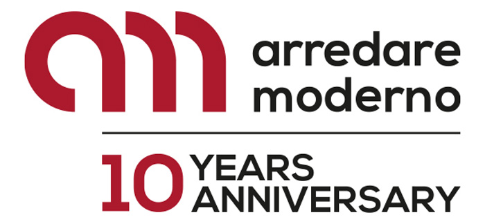 nuovo logo Arredare Moderno decimo anniversario