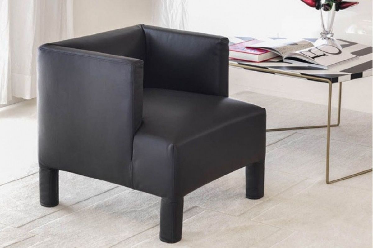 Leather armchairs