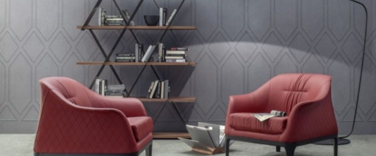 Leather armchairs
