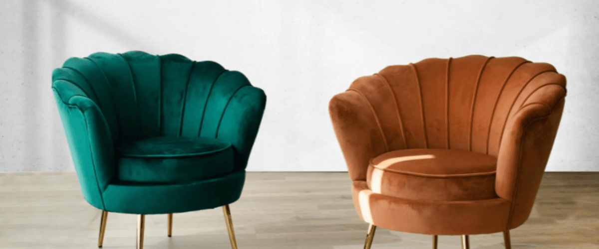 shell armchairs