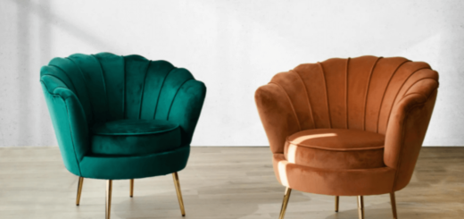 shell armchairs