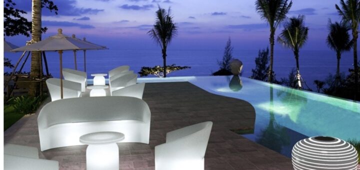 Gartensofas und -sessel