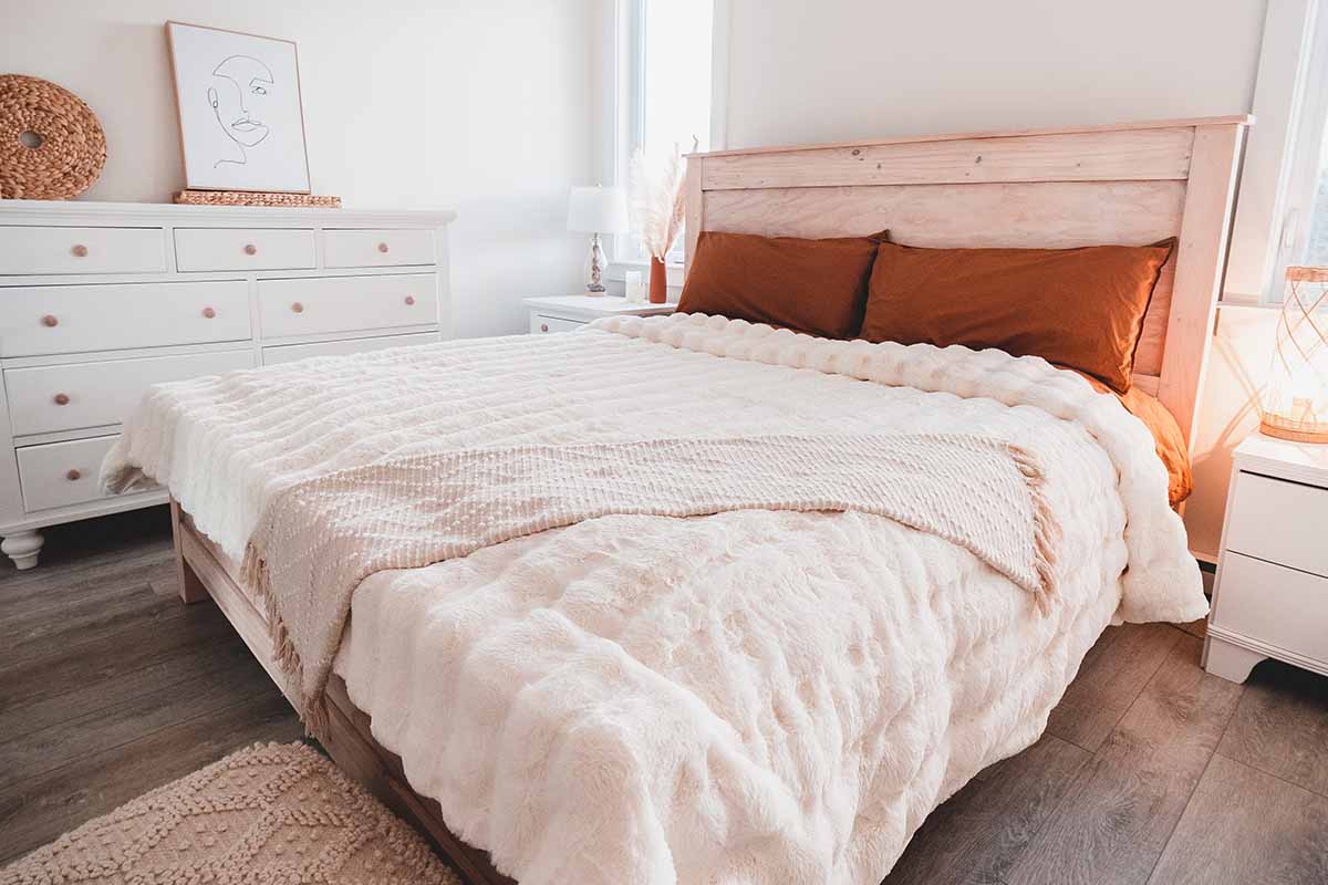 furniture and dark parquet