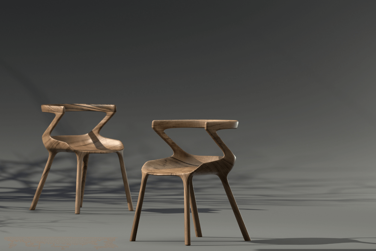 Sedia da cucina in legno