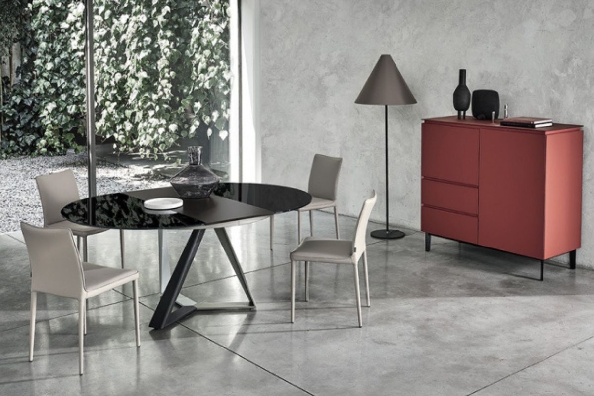 Mesas redondas modernas extensibles - Millennium Bontempi Casa