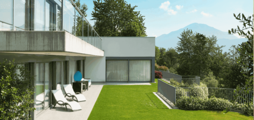 giardino in stile moderno