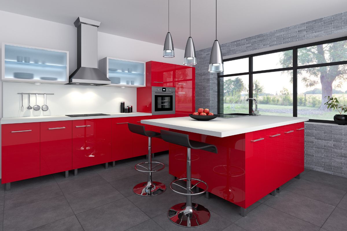 Cucina rossa: guida all'arredamento