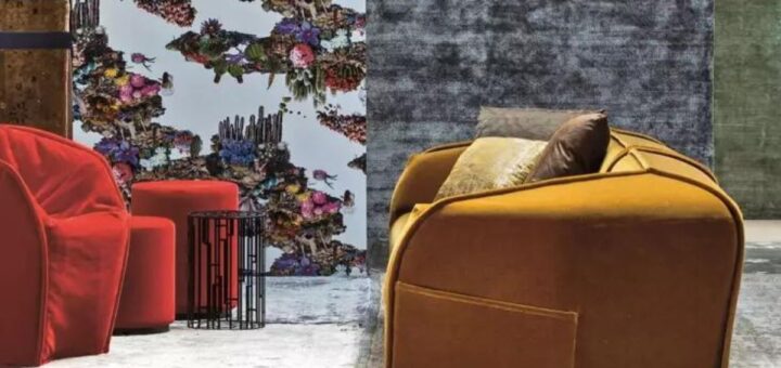 Divano Massas Moroso 2 e 3 posti lineare