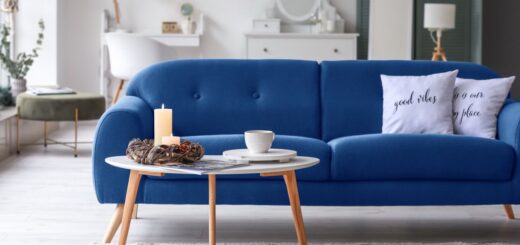 Divano blu