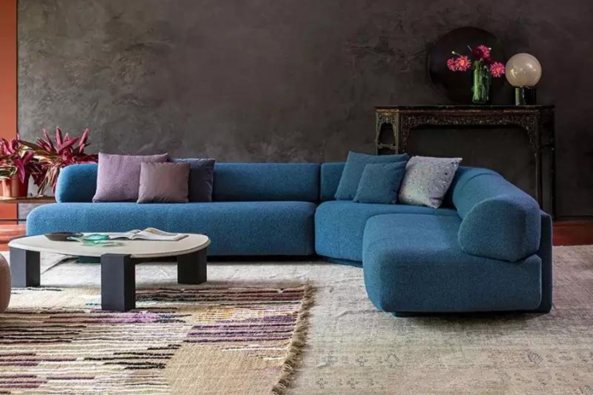 Canapé Gogan Moroso angulaire avec chaise longue