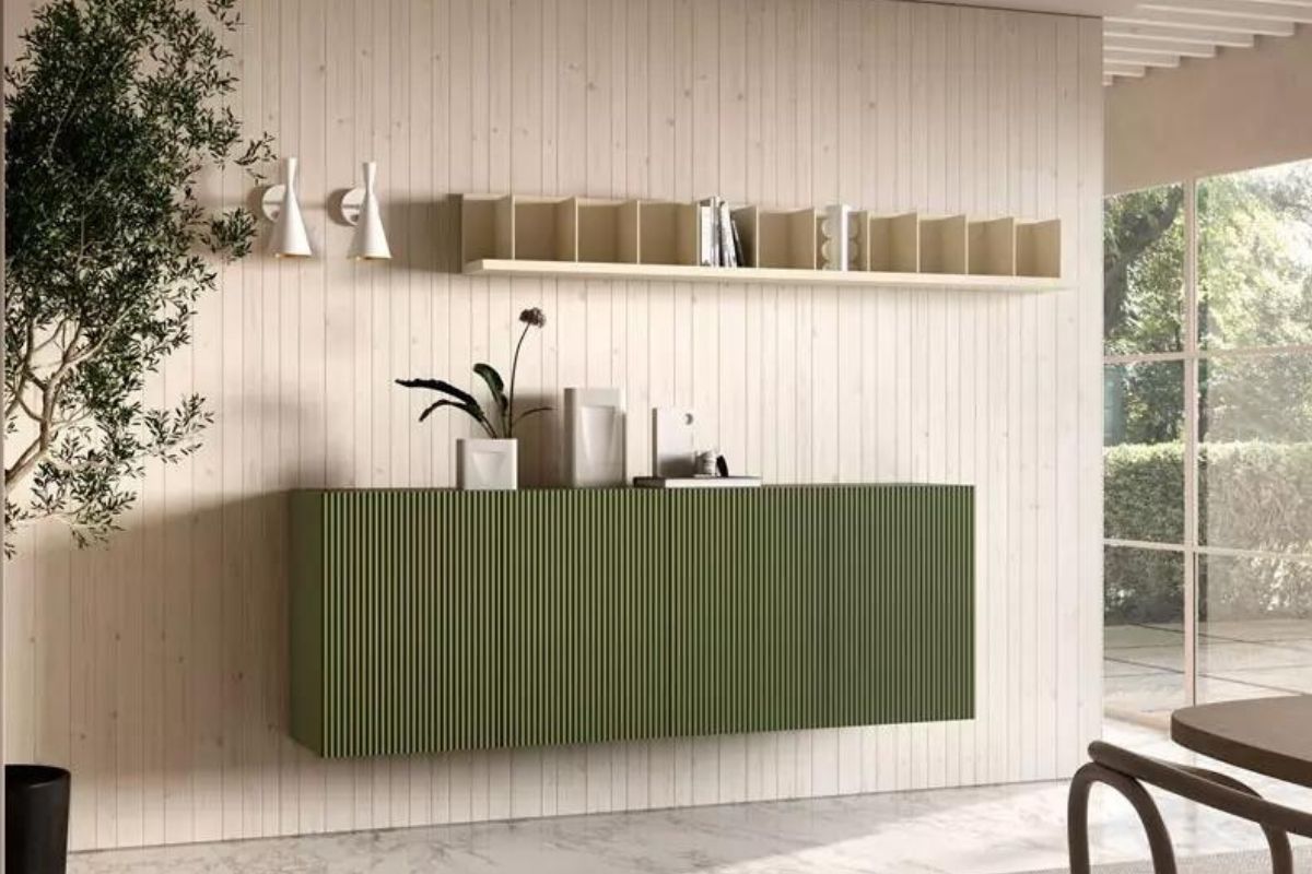 Exemple mobilier de salon - Buffet Aero Capo D’Opera suspendu