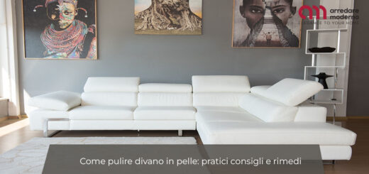 come pulire divano in pelle