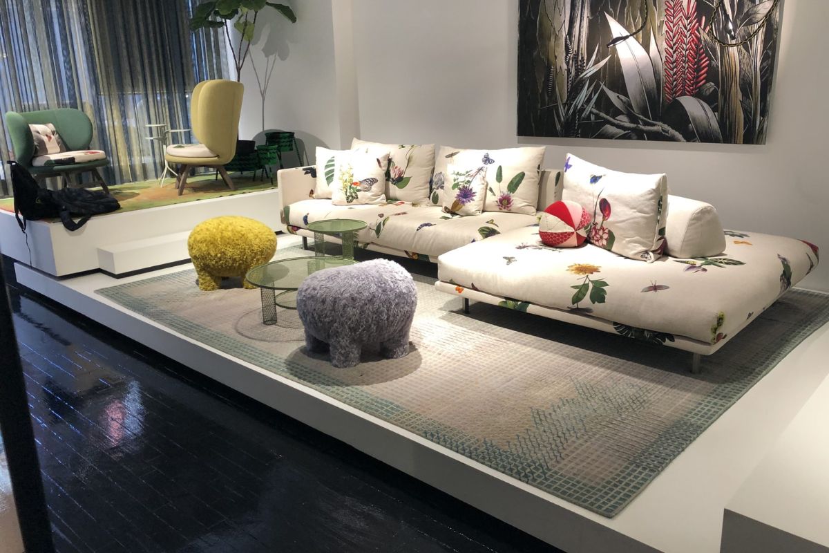 Gogan Moroso corner sofa