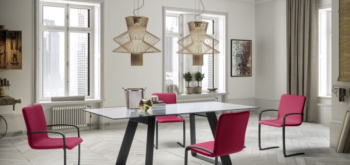 Alfa Zamagna Chair with armrests - arredaremoderno