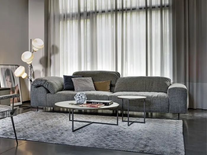 Divano Crazy Diamond Arketipo angolare con chaise longue Grigio