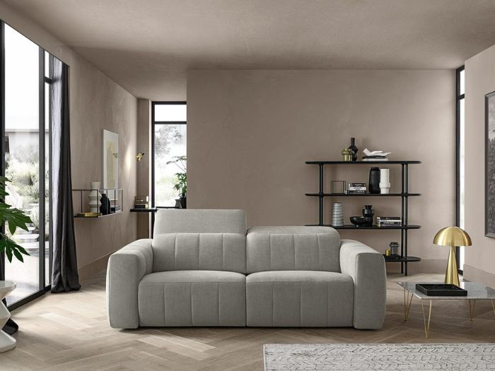 Divano Kensington Felis Grigio Chiaro Elegante Moderno