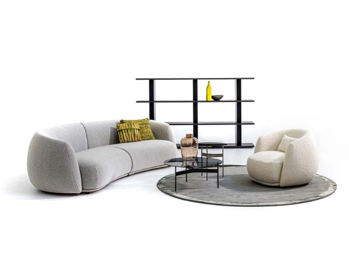 Divano Pacific Moroso Grigio Chiaro