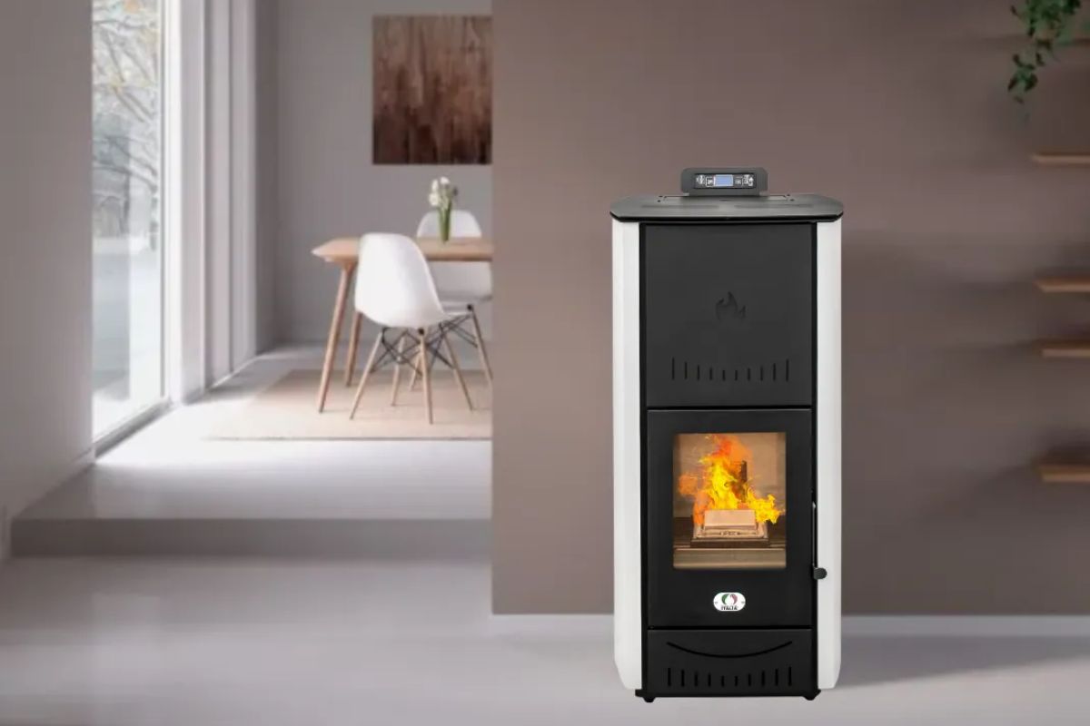 stufe a pellet da arredamento di design