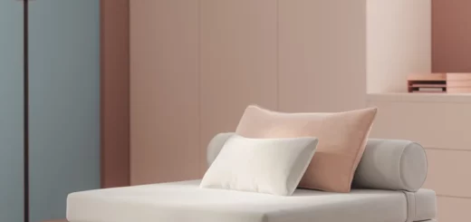Twils Max upholstered single bed positioned against a wall