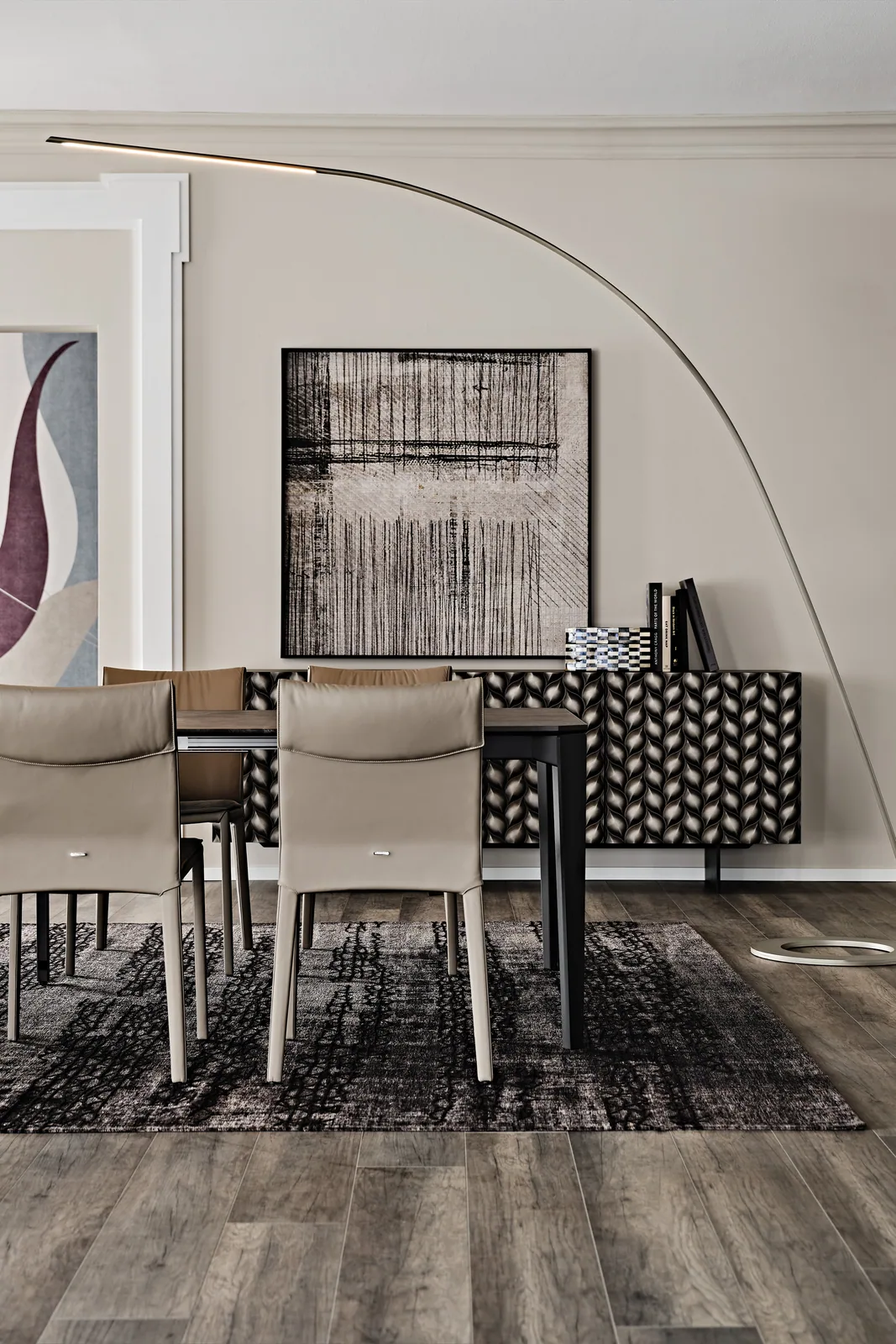 Lampada da terra ad arco Lampo di Cattelan Italia