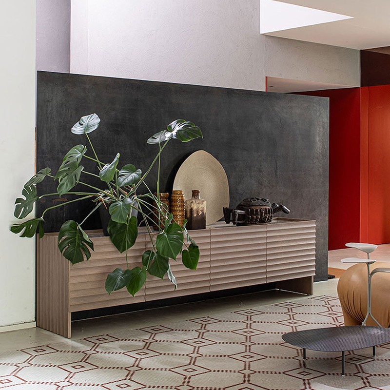 Rows sideboard by Moroso designed by Patricia Urquiola