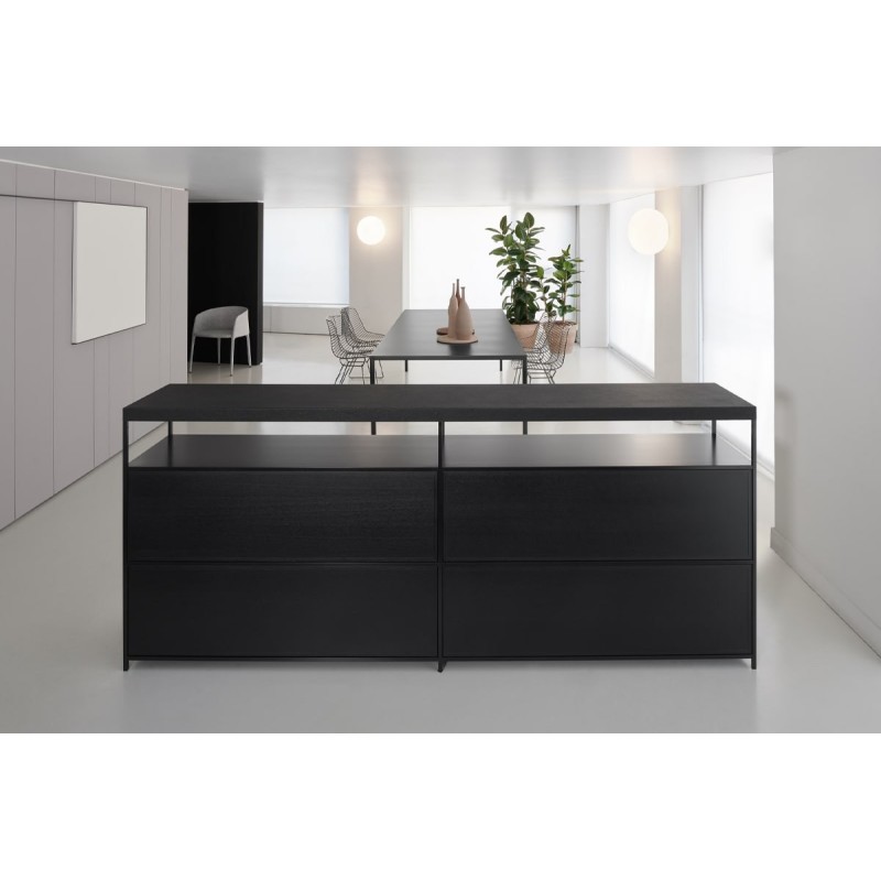 Madia modulare Minima 3.0 di MDF Italia in alluminio