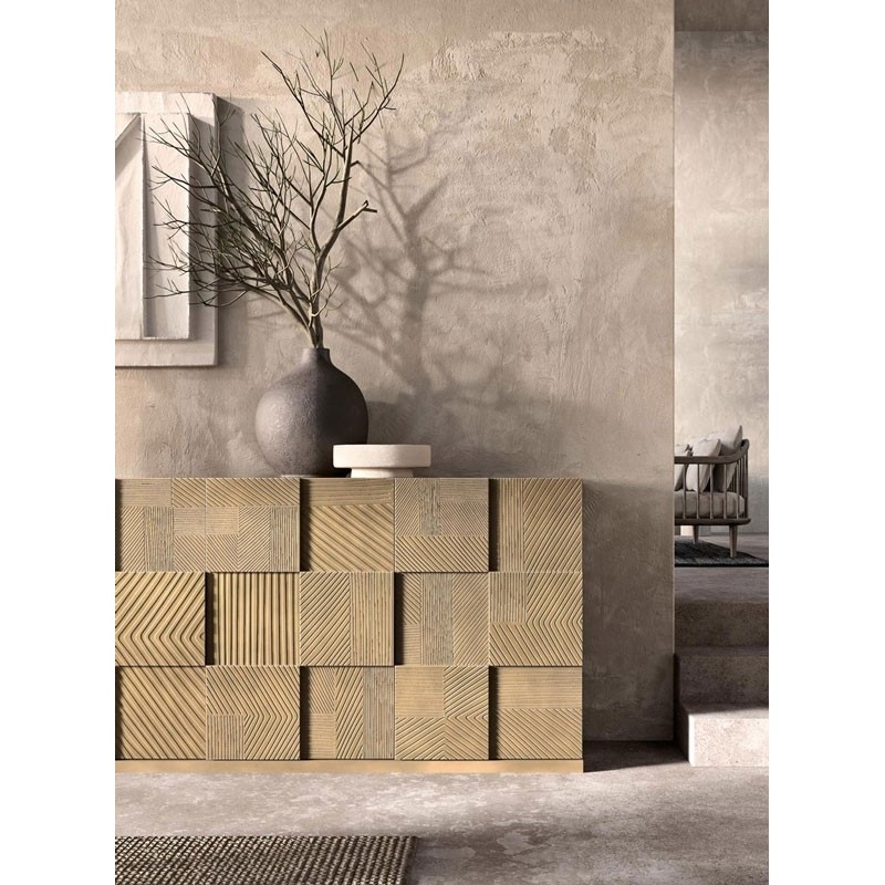 Quadro sideboard by Capo d'Opera with a chequerboard front