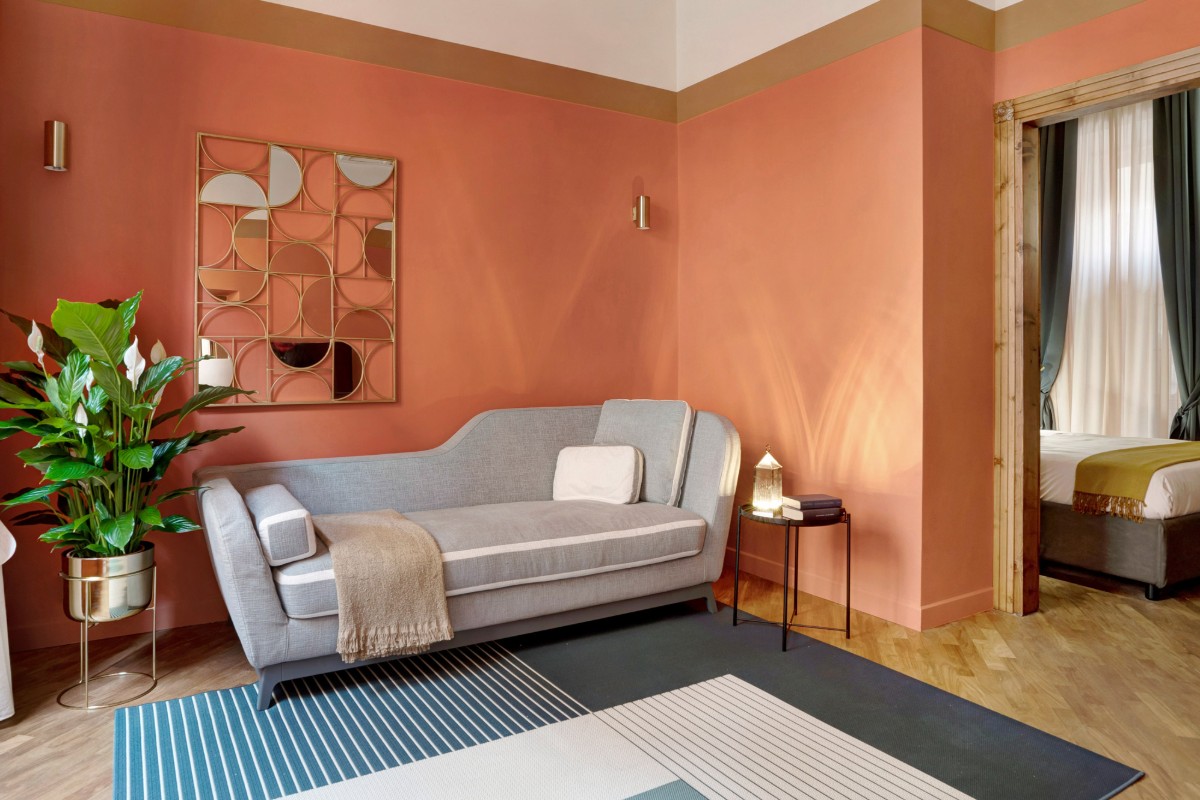 studio venturoni trevi house rome living room